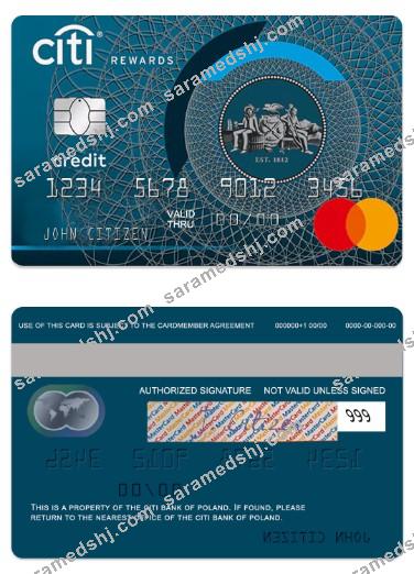 Poland CitiBank world credit mastercard